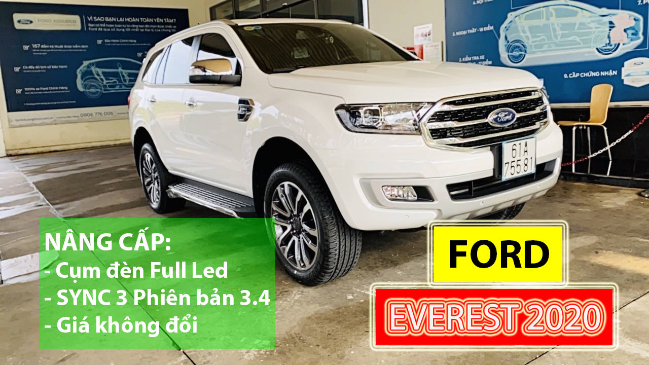 Giá xe Ford Everest mới nhất.